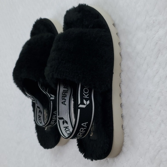 Koolaburra By UGG Fuzz’n Li Sandal Slipper Size 3 - Picture 11 of 17